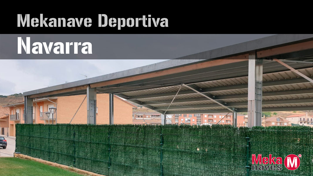 Cubierta deportiva en navarra